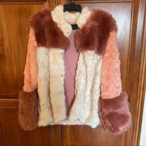 Story of Lola faux fur coat size M/L
